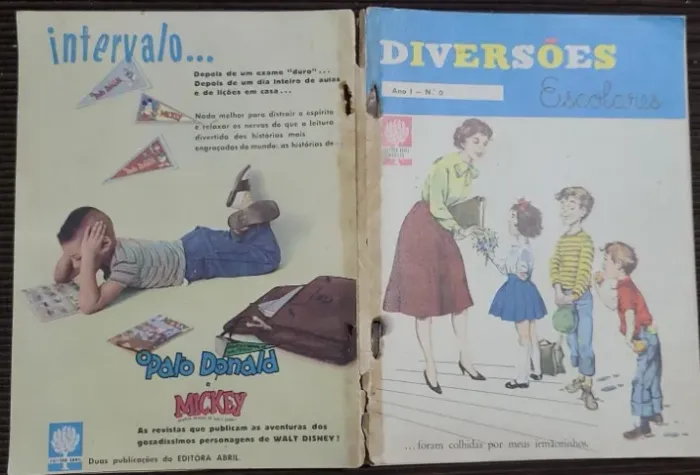 Revista Diversões Escolares- ano 1 número 0