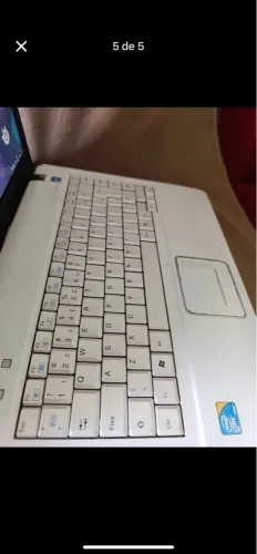 Notebook Branco Intel