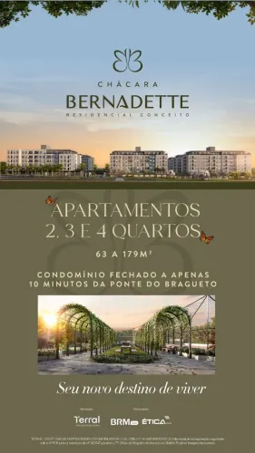 RY- Lindo Apto 2 quartos, condomínio alto padrão, rodeado de vegetação