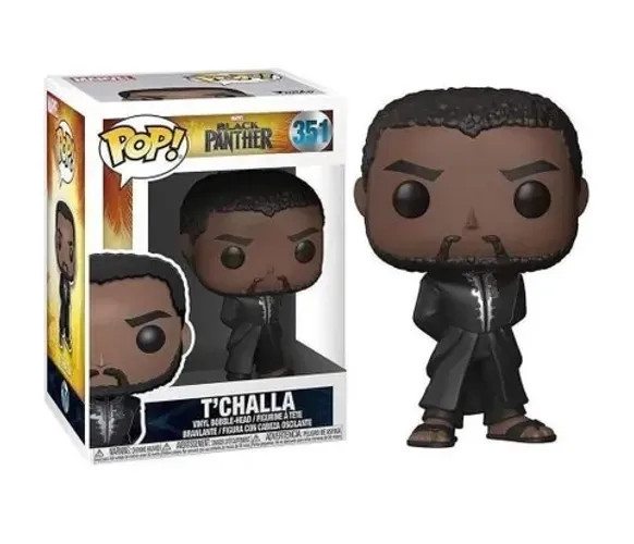 Funko Pop Tchalla 351 Pantera Negra Marvel