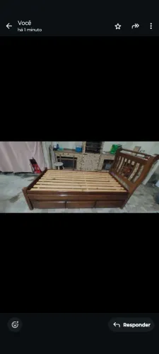 Bicama de madeira maciça 