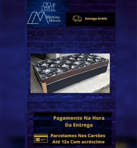 GRANDE PROMOÇÃO CAMA BOX SOLTEIRÃO ENTREGA GRATIS ACEITA CARTÃO