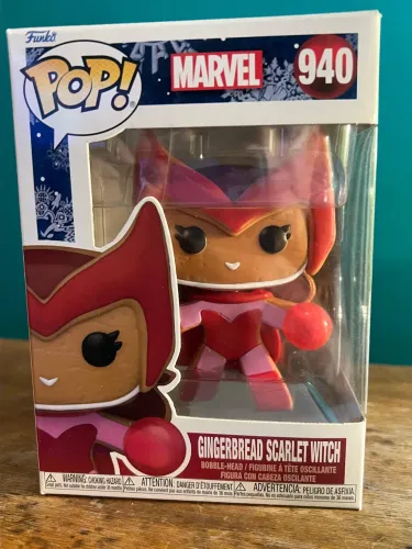 Funko Pop! Marvel: Gingerbread Scarlet Witch (Feiticeira Escarlate) #939
