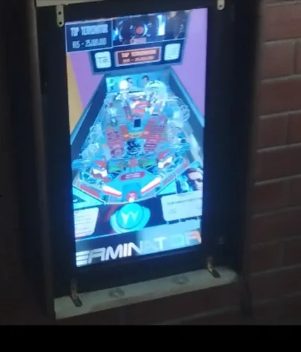 CONSOLE ARTESANAL DE PAREDE (NÃO MESA) DEDICADO PARA JOGAR PINBALL USANDO JOYSTICK