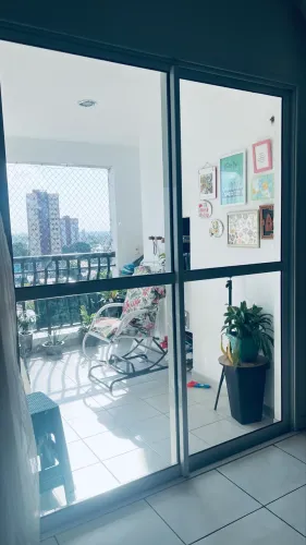 Porta de correr branca 1,78 por 2,19 Linha Master