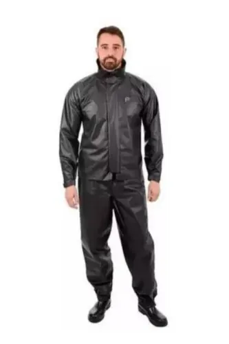 Conjunto de capa de chuva impermeável para homem