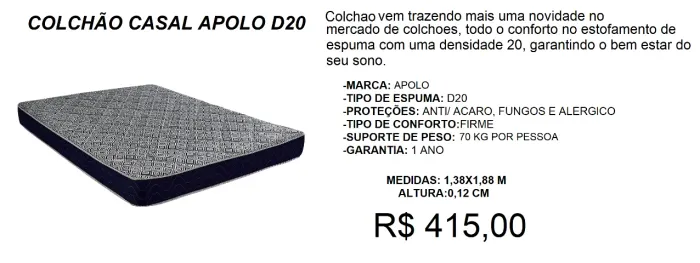 Colchão de casal