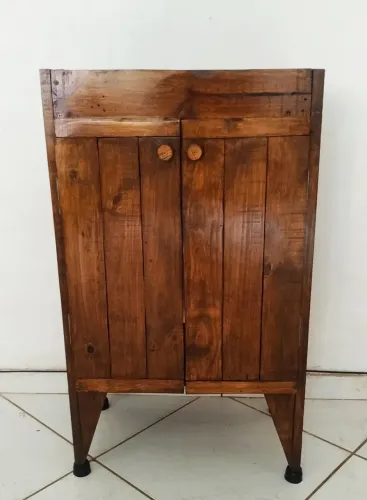 Suporte armário rústico para pia de banheiro (POR ENCOMENDA)<br><br>85cm x 51cm x 34cm