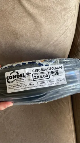 ? SUPER PROMOÇÃO - Cabo PP 2x4mm (100 metros)