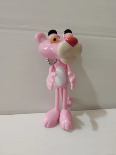 Brinquedo Miniatura Pantera Cor de Rosa (raridade)