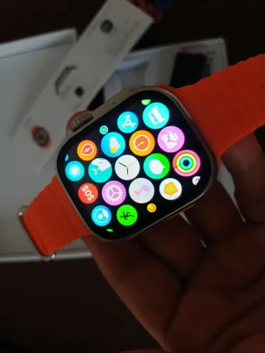 Smartwatch ultra cm 2 pulseiras extra 