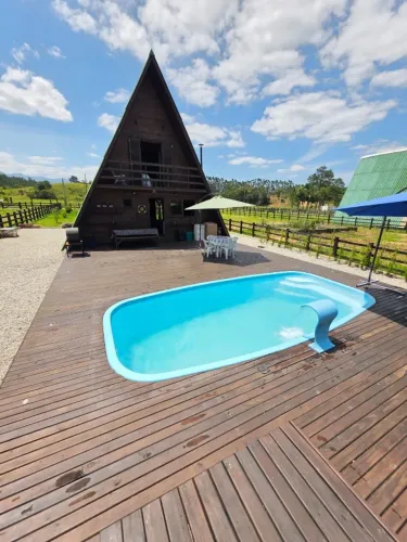 Chalé Mobiliado Treviso Lugar CALMO perinhto de TUDO 35km Crici ACEITA parcelamento direto