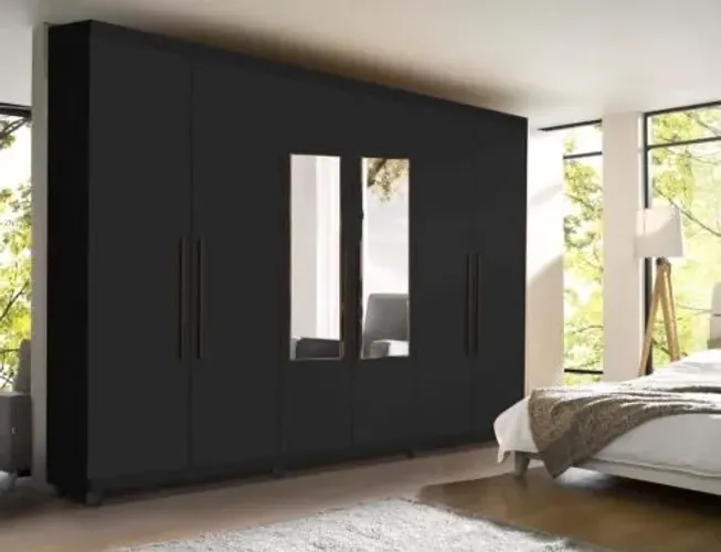 Roupeiro Casal Plus 6 portas com espelho l765