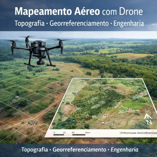 Mapeamento Aéreo com Drone | Topografia e Georreferenciamento