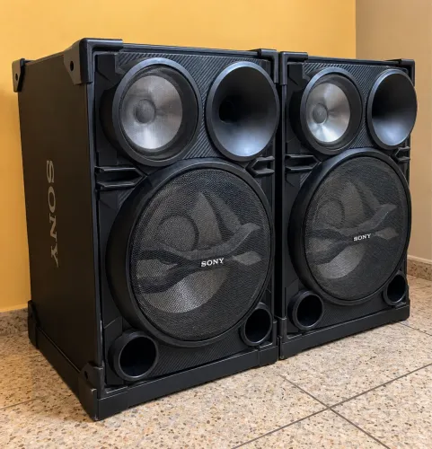 Par de Caixas Sony Genezi SH2000 - Som Potente - Excelente Estado
