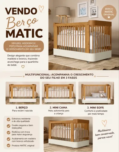 Vendo kit para quarto de Bebê 