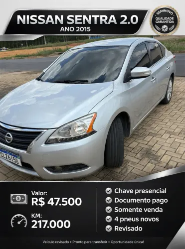 Nissan Sentra SL 2.0/ 2.0 Flex Fuel 16V Aut. 2015