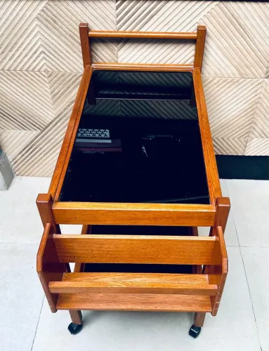 Carrinho de Chá Vintage Antigo - Perfeito para Barzinho ou Decoração