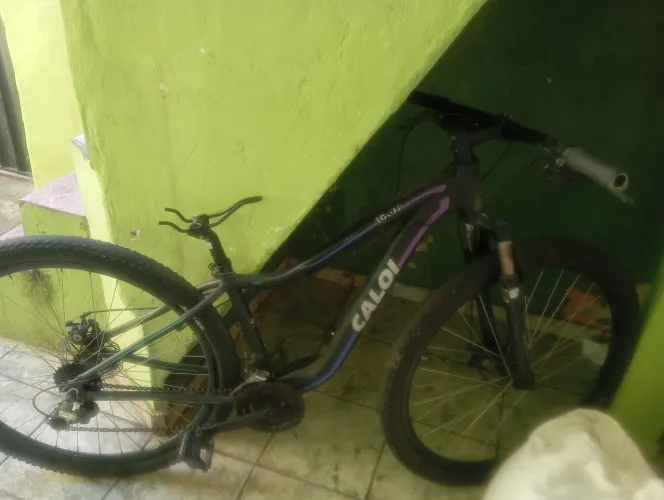 Bicicleta aro 29 marca Caloi , conservada