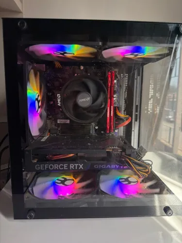 Desktop Ryzen 5 4600g, RTX 4060 8gb,16gb RAM, Nvme 256,