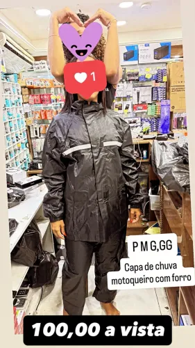 Capa de chuva promoção 
