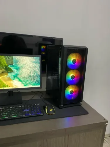 Computador Gamer Intel core i5 4.1Ghz 16GB ddr4 Ssd 240gb LG 21.5 FHD Radeon Rx 570
