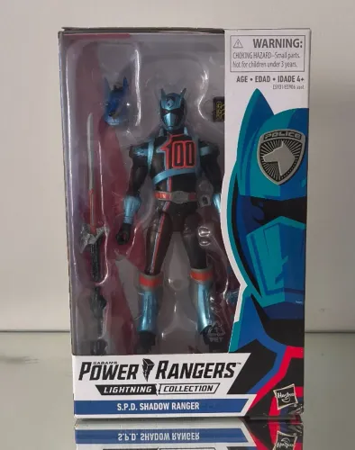 Hasbro Power Rangers S.P.D. Shadow Ranger (Ranger Sombra) lacrado, Lightning Collection