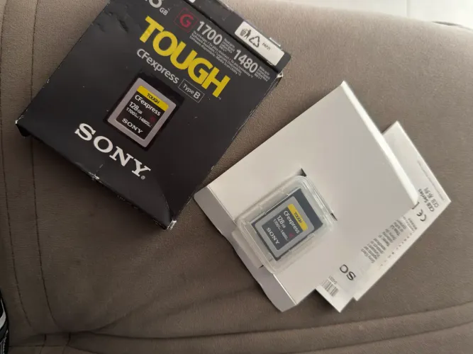 Cartão Sony CFexpress Type B 128GB TOUGH 1700MB/s Original