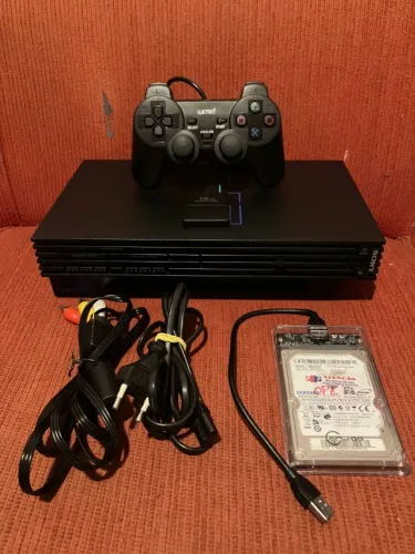 Ps2 Fat Com Jogos - HD Externo 250 GB