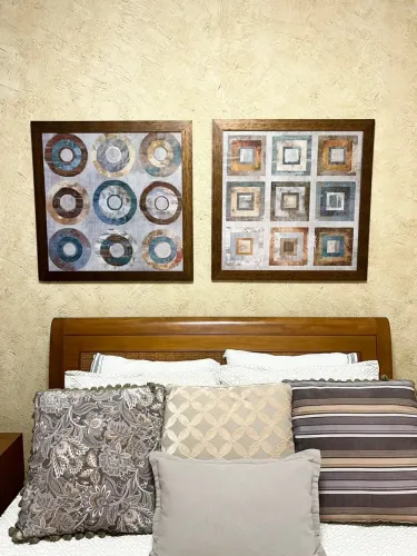 Conjunto de quadros 73x73cm