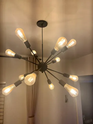 Lustre pendente 10 lâmpadas