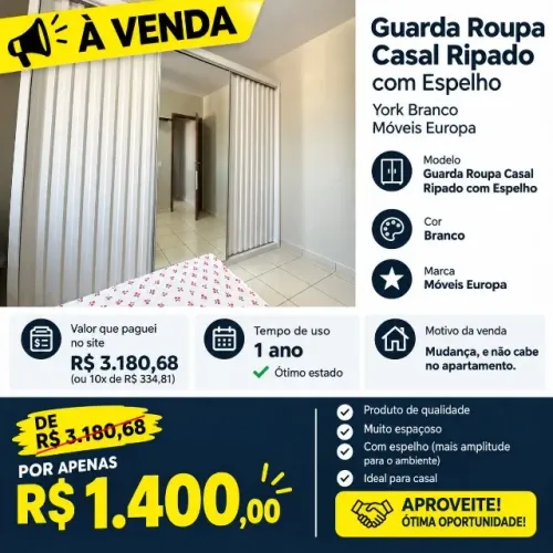 Vendo Guarda Roupa