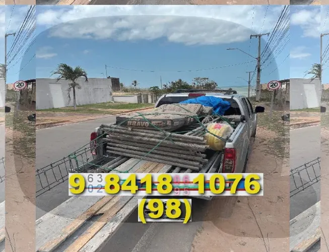 Frete barato pra você! Transporte rápido e seguro! Ligue agora: 98?9?8418?1076