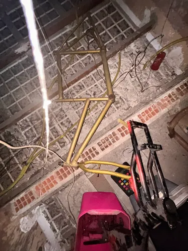 Quadro bicicleta dupla, aro 26, projeto top