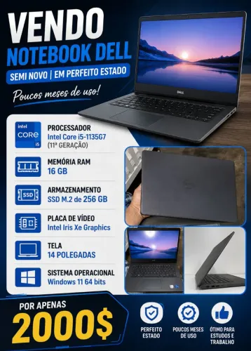 Vendo notebook 
