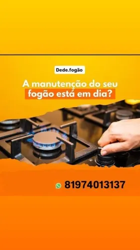 Conserto manutenção e reforma de fogão