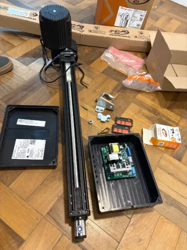 Motor Portão PPA Pivô Condomínio Super Jetflex 1/3 HP Bivolt 127/220V com 2 Controles