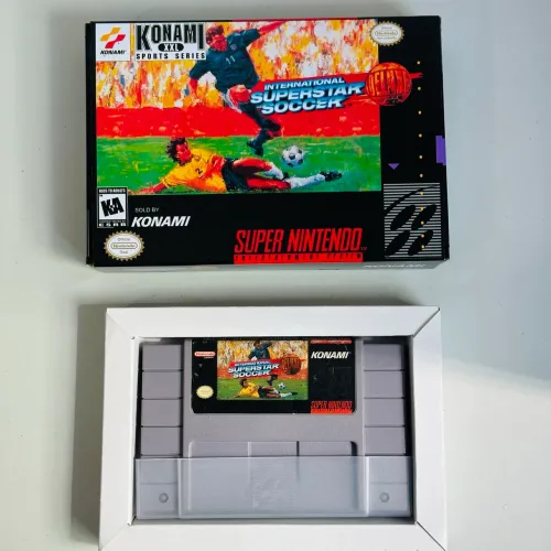 Cartucho International Supestars Soccer Original SNES + Caixa Reprô