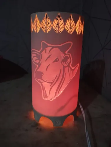 LUMINÁRIA DE PVC TEMA AGRONEGÓCIO 