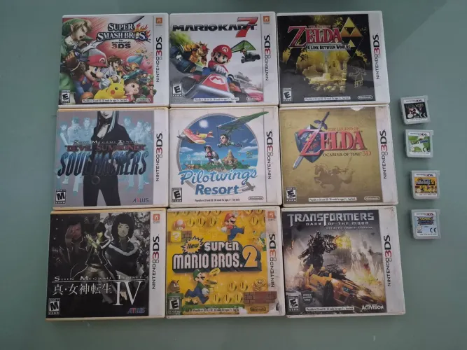 Jogos Nintendo 3DS - FAÇO ENVIO (VALORES VARIADOS)