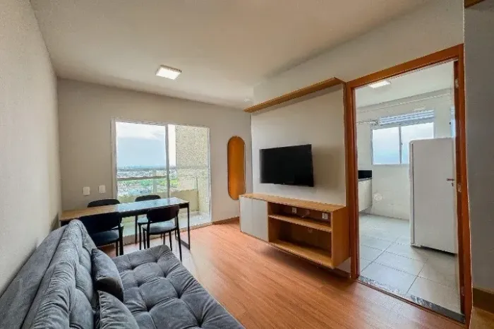 Apartamento mobiliado para alugar na zona norte.