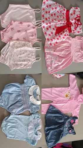 24 peças de roupa de bebe