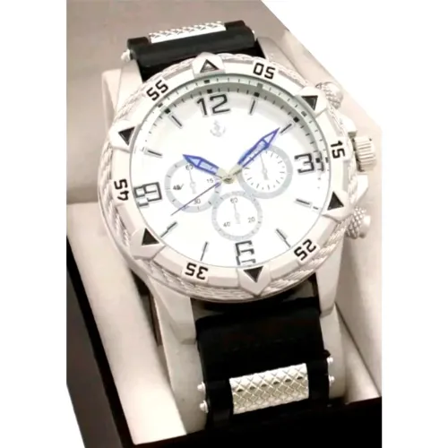 ÚLTIMA PEÇA RELÓGIO SILVER LUXURY - PONTEIROS AZUIS!