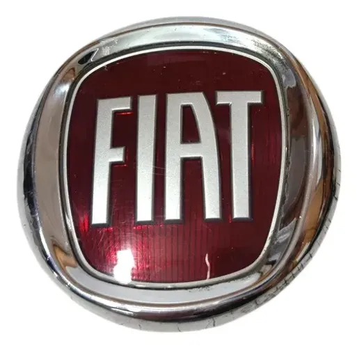 Emblema Grade Dianteira Fiat Palio Strada Fiorino 2008-2014 Vermelho