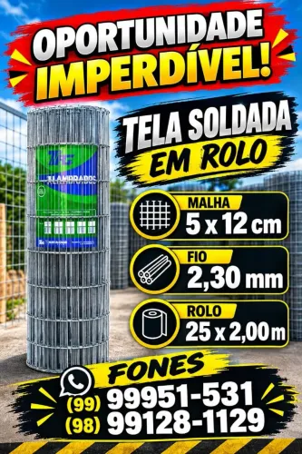Vendo tela soldada
