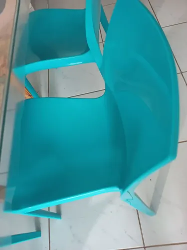Cadeira Tramontina Azul Turquesa