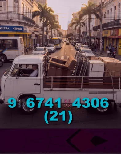 frete seguro e rápido em bairros como Campo Grande, Santa Cruz e Bangu!