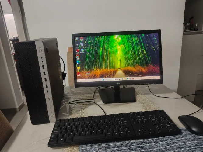 Cpu hp i5 8500 16gb ram ddr4 nvme 256gb elitedesk 800 g4
