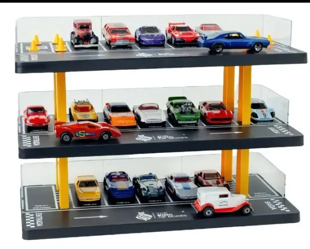 Expositor garagem para miniaturas 1/64 - king of boxes