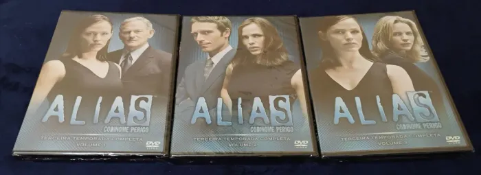 DVD'S Alias - Terceira Temporada e Quinta Temporada - LACRADOS!
